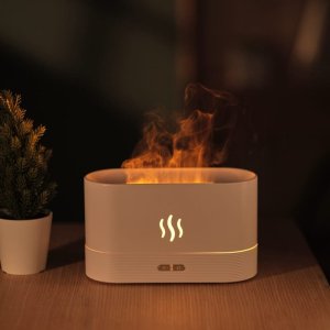 PLATINET FLAME AROMA DIFFUSER HUMIDIFIER NAWILŻACZ POWIETRZA 180ML 4,5W WHITE [46110] 2