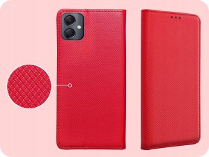 Hello Case ETUI Z KLAPKĄ DO SAMSUNG GALAXY A05 / A05S CZERWONE MAGNETYCZNE KABURA CASE 4