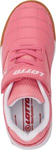 Buty dla dzieci Lotto Whizzer różowo-białe 2600120K 4410 31 2