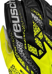 Rękawice bramkarskie Reusch Attrakt Solid żółto-czarne 5570515 2014 7,5 6