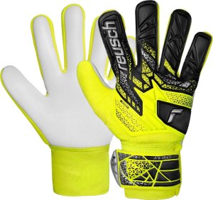 Rękawice bramkarskie Reusch Attrakt Starter Solid Junior żółto-czarne 5572514 2014 8 1