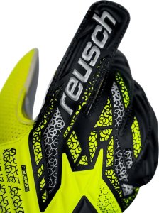 Reusch Rękawice bramkarskie Attrakt Solid Junior żółto-czarne 5572515 2014 8 6