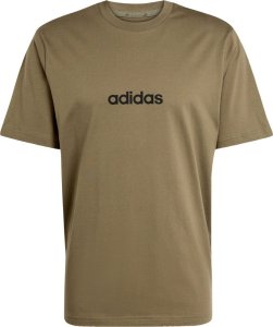 Adidas Koszulka męska adidas Essentials Linear Single khaki JE9001 M 2