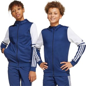Bluza dla dzieci adidas Squadra 25 Hoodie granatowo-biała JD4800 128cm 1