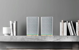 GŁOŚNIKI PÓŁKOWE BS-60WH LED BIAŁE (BLUETOOTH, 2x90W, RCA, USB, OPTYCZNE, BASS-REFLEX, PILOT) 3