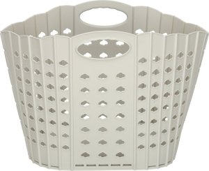 Kosz na pranie składany organizer łazienkowy szary Kik Sp. z o. o. Sp. k. 4