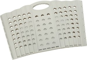 Kosz na pranie składany organizer łazienkowy szary Kik Sp. z o. o. Sp. k. 6