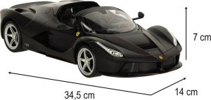 Samochód zdalnie sterowany Rastar 75800 Ferrari LaFerrari Aperta 1:14 czarny Kik Sp. z o. o. Sp. k. 10