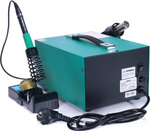 Stacja Lutownicza Hot-Air Lutownica Yihua 706 II Duża Mata Cyna Pęseta ESD 2