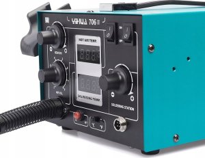 Stacja Lutownicza 2w1 Hot-Air Grot T12 C12 Yihua 706 II Techrebal 907G 13