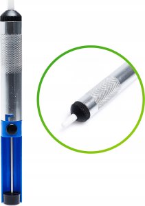 Techrebal Lutownica Precyzyjna Grotowa 60W Zestaw Groty Topnik Cyna 9