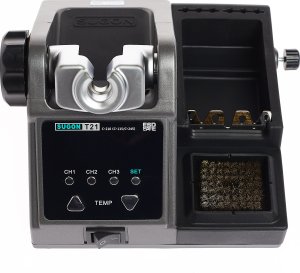 Profesjonalna Stacja Lutownicza Sugon T21 Zestaw Mata Groty 120W 6