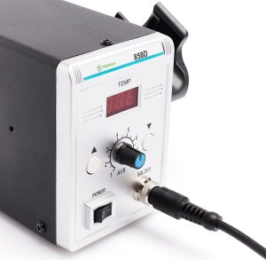 Stacja Lutownicza Spawarka Lutownica Hot-Air Techrebal 858D Zestaw Plastik 3