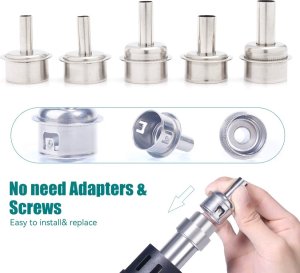 Stacja Lutownicza Spawarka na Gorące Powietrze Hot Air Yihua 993DM-IV 8 Dysz 13