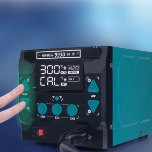 Stacja Lutownicza Spawarka na Gorące Powietrze Hot Air Yihua 993DM-IV 8 Dysz 14