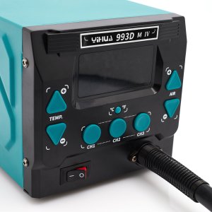 Stacja Lutownicza Spawarka na Gorące Powietrze Hot Air Yihua 993DM-IV 8 Dysz 6