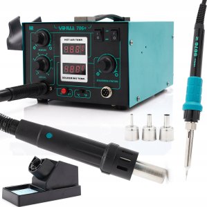Stacja Lutownicza Lutownica Kolbowa 706+ Hot Air Zestaw do Naprawy Iphone 1