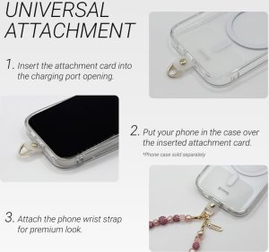 Crong Phone Charm - Smycz zawieszka do telefonu (Color Crystals) 3