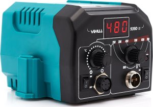 Wypalarka do drewna 2 Kolby Druty Yihua 939D-II Szablony Groty Zestaw 5