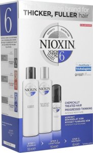 Nioxin System 6 szampon do włosów 150ml + odżywka do włosów 150ml + kuracja zagęszczająca do włosów 40ml 2