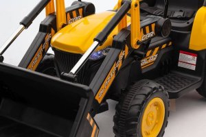 Traktor Na Akumulator Z łyżką BW-X002A Żółty 5