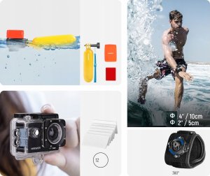 Zestaw Montażowy 50w1 Uchwyty Mocowania do GoPro SJCAM XIAOMI DJI INSTA360 / GP-50 8