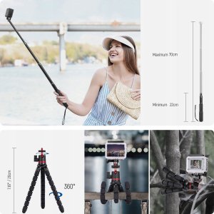 Zestaw Montażowy 50w1 Uchwyty Mocowania do GoPro SJCAM XIAOMI DJI INSTA360 / GP-50 9