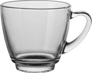 Filiżanka szklana 320 ml + spodek Luna 3