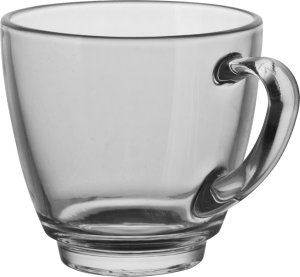 Filiżanka szklana 320 ml + spodek Luna 5