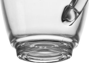 Filiżanka szklana 320 ml + spodek Luna 7