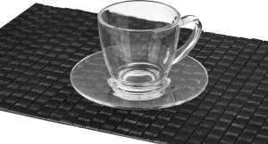 Filiżanka szklana 320 ml + spodek Luna 9