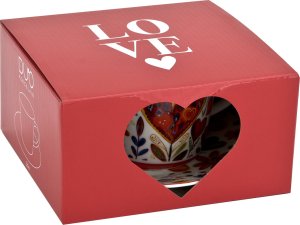 Filiżanka porcelanowa 220 ml + spodek Kolorowe Serca 4 11