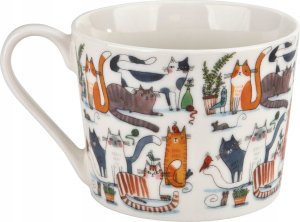 Filiżanka porcelanowa 230 ml + spodek Leniwe Koty 7