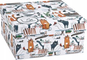 Filiżanka porcelanowa 230 ml + spodek Leniwe Koty 8