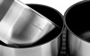 Komplet 3 garnków z odpinaną rączką SUSVID na indukcję 7