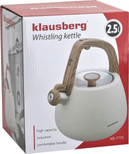 Klausberg Czajnik tradycyjny 2,5 L biały KB-7775 8
