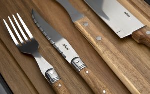 Sztućce do steków i buergerów 15 el. Orion 21