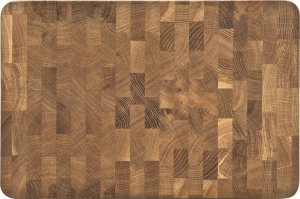 Deska do krojenia dębowa 30x45 cm szachownica 2