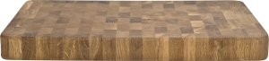 Deska do krojenia dębowa 30x45 cm szachownica 3