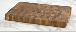 Deska do krojenia dębowa 30x45 cm szachownica 5