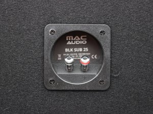 Mac Audio BLK SUB 25 - Subwoofer Pasywny 1