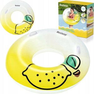 Bestway Dmuchane koło do pływania z uchwytami CYTRYNKA 114 CM 36448 1