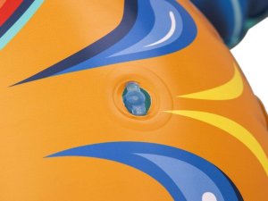 Bestway Dmuchany materac z uchwytami ŻÓŁW Nadruk Majolika 183x173cm 41523 6