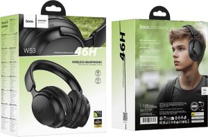 HOCO słuchawki bezprzewodowe bluetooth nagłowne W53 czarne 2