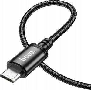 Kabel USB Hoco USB-A - microUSB 2 m Czarny 2