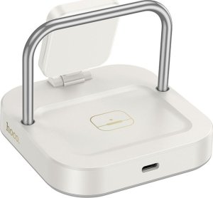 HOCO ładowarka indukcyjna 3w1 kompatybilna z Apple Watch 3A 5W CQ16A biała 4