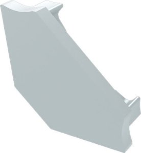 Zaślepka Lumines do profilu TYP-C bez otworu biała 2