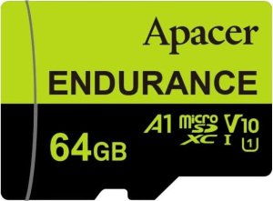 Apacer  Endurance V30 A1, 64GB, micro SDXC, AP64GEDM1D05-R, UHS-I U3 (Class 10) 1