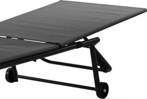 LEŻAK OGRODOWY WYPOCZYNKOWY 185X57X31CM SZARY 2