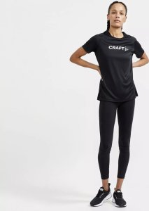 Damska koszulka Craft CORE UNIFY LOGO TEE W czarny rozmiar S 4